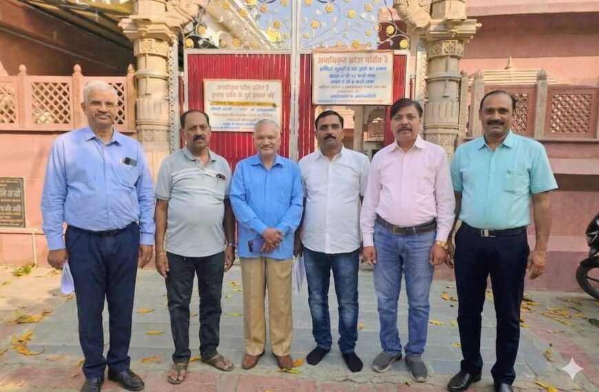 श्री 1008 भगवान महावीर दिगंबर जैन मंदिर आशियाना की प्रबंधकारिणी समिति के चुनाव सम्पन्न