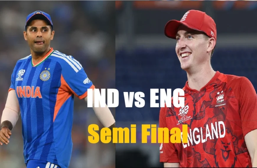भारत और इंग्लैंड,दूसरे सेमीफाइनल में…