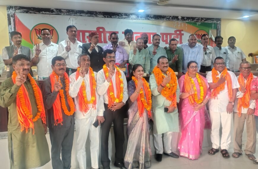 नामित पार्षदों का हुआ स्वागत अभिनंदन