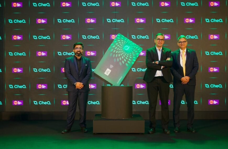 CheQ और एयू स्मॉल फाइनेंस बैंक ने भारत का पहला को-ब्रांडेड LED क्रेडिट कार्ड लॉन्च किया