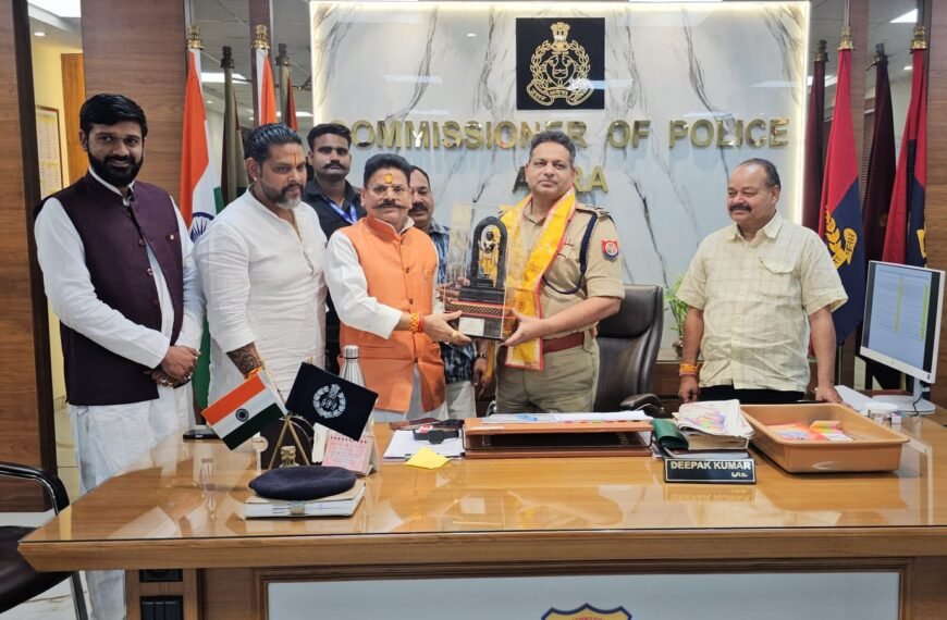 दीपक कुमार जैसे समर्पित, निर्भीक और कर्तव्यनिष्ठ अधिकारी ही राष्ट्र सुरक्षा के सच्चे प्रहरी – गोपाल राय