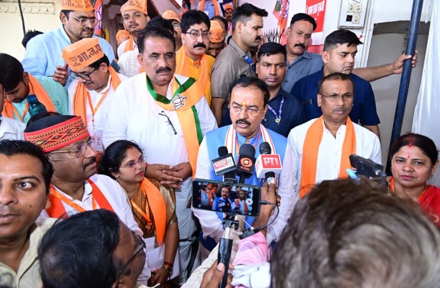 उपमुख्यमंत्री श्री केशव प्रसाद मौर्य ने प्रयागराज में भाजपा ‘जिला प्रशिक्षण वर्ग’ के समापन समारोह को किया संबोधित