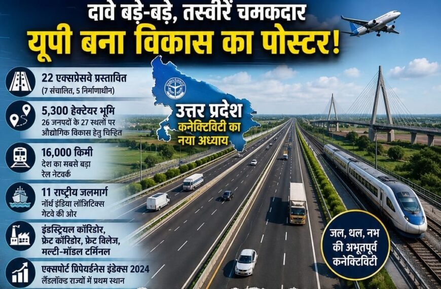 एक्सप्रेसवे की चमक, गड्ढों की हकीकत: विकास के पोस्टर और धरातल की दरारें