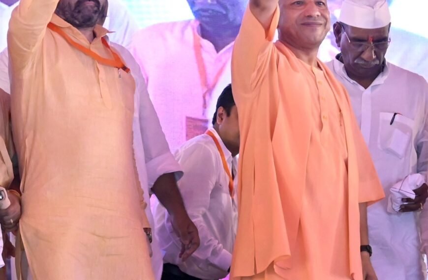सीएम योगी नें बाराबंकी में 82 परियोजनाओं का किया लोकार्पण