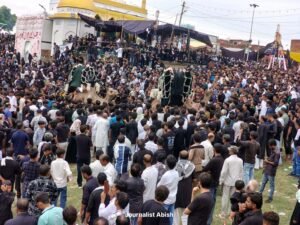चेहल्लुम पर निकला दरिया वाला जुलूस